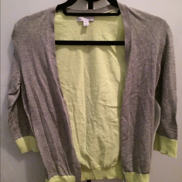 GAP women's Color block sweater grey/green - Picture 1 of 1