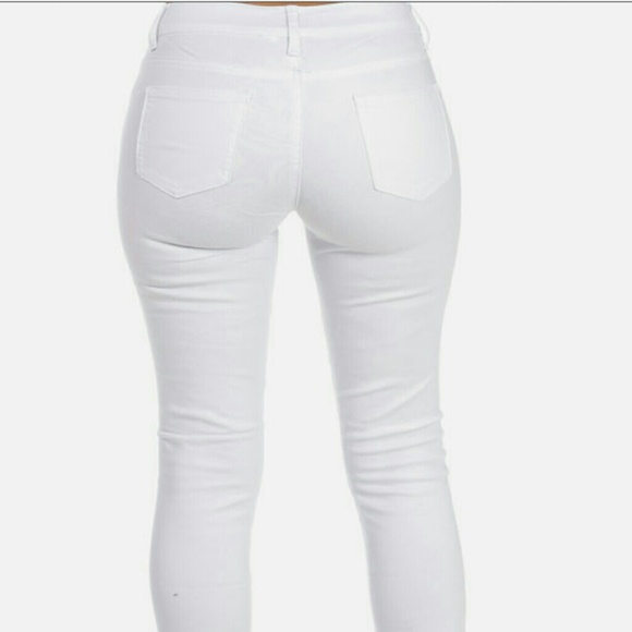 white butt jeans