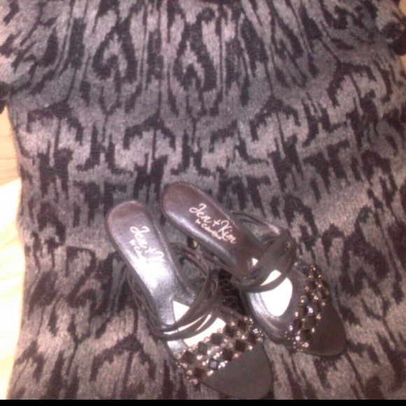 Classy black & studded heals