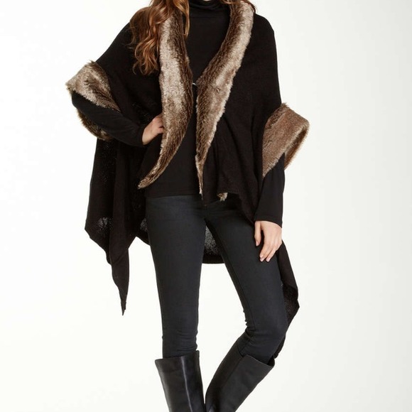 Faux fur open sweater - Picture 1 of 2
