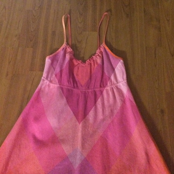 GAP sz Small pink and orange pattern dress - Picture 2 of 2