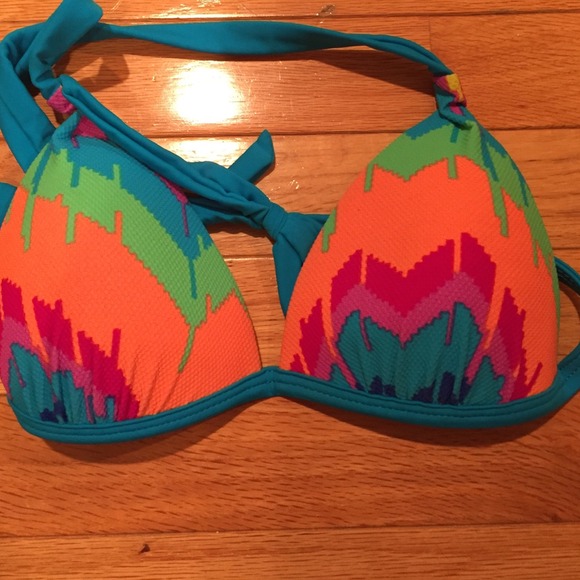 Push up 2 piece bikini , bright colored - Picture 3 of 4