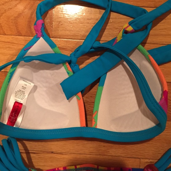 Push up 2 piece bikini , bright colored - Picture 4 of 4