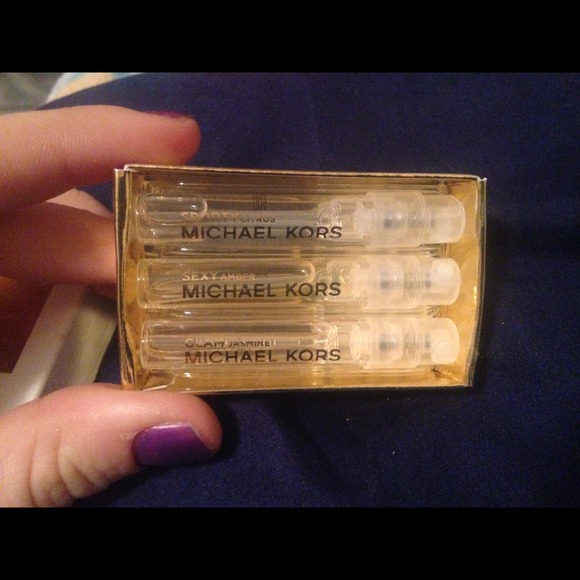Michael Kors sample perfume tubes
