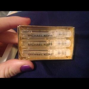 Michael Kors sample perfume tubes