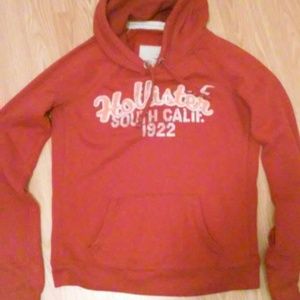 Red hollister jacket