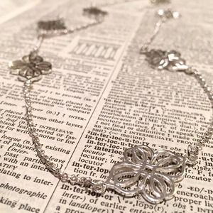 Clover Silver Necklace