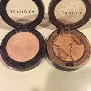 glittering sand eyeshadow