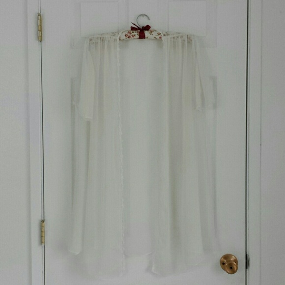 Vintage White Night Cardigan