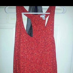 Flowy racer back tank top