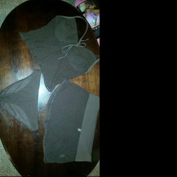 Victoria secret 3 piece swim suit