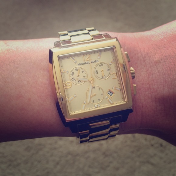 Gold Michael Kors watch