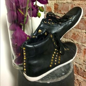 MIA sneakers with gold studs. Size 10 women