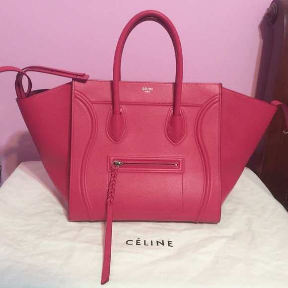 celine phantom medium fuchsia  