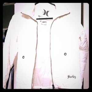 White Hurley jacket