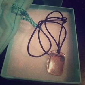 Tiffany Sterling Silver Pendant Necklace