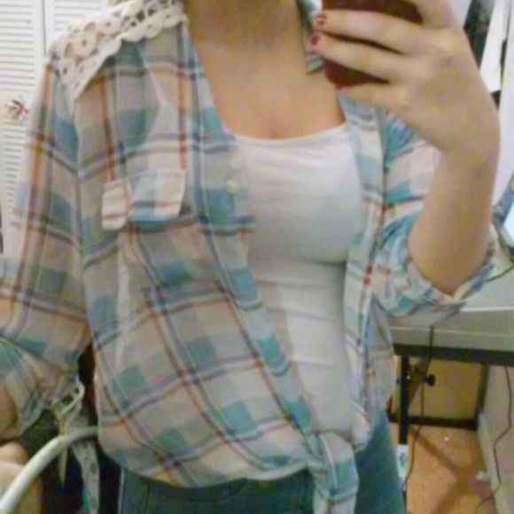 See through flannel - Picture 2 of 3