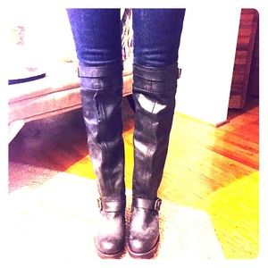 Moto style Jeffrey Campbell boots~Size 10 Fits 9.5