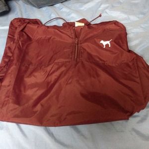 Maroon PINK rain coat