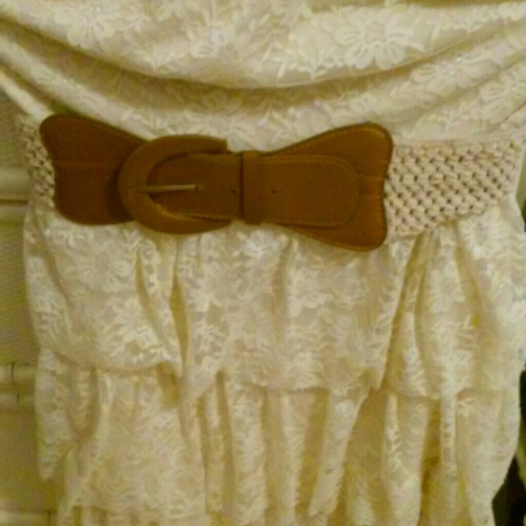 cream colored dress - Picture 3 of 3