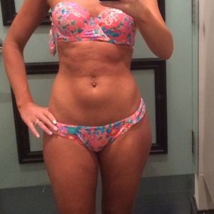 Floral bikini bottom