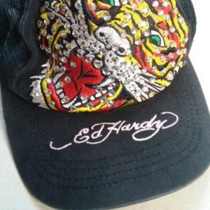 Ed Hardy hat!