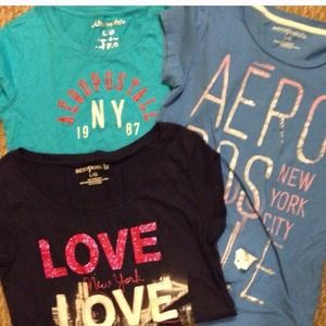 Bundle 7 Lg Aeropostale t-shirts