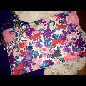 Floral Envelope Clutch