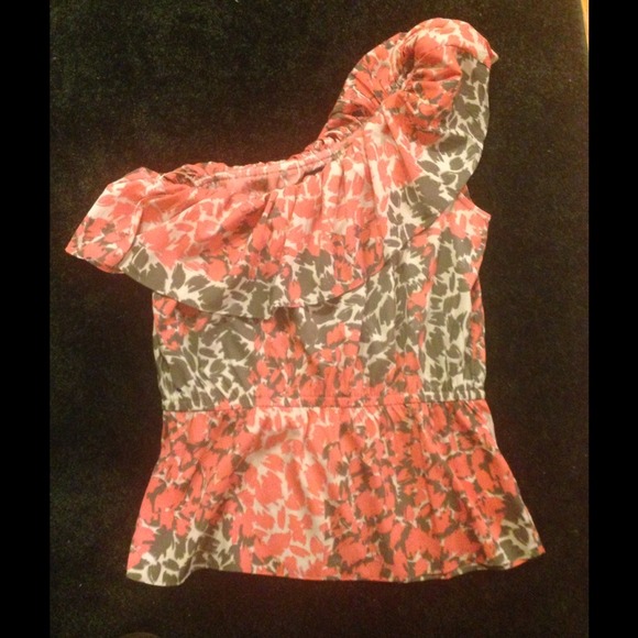 Banana republic - one shoulder print top, M.