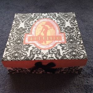 Brand new, never worn, bordello rhinestone pumps