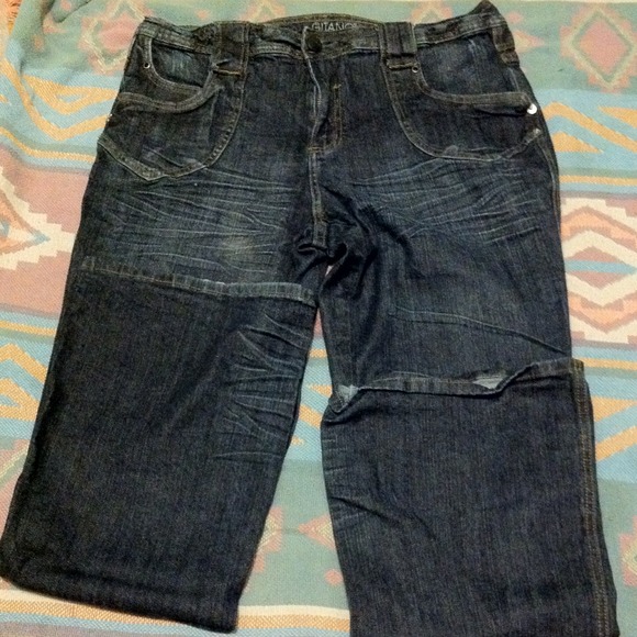 Mid rise blue jeans skinny - Picture 1 of 4