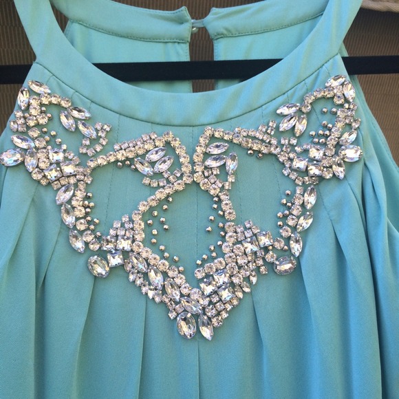 Coast Mint Colored Mali Maxi Dress - size 4 - Picture 3 of 4