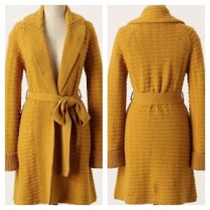 Anthropologie - Shawl Collar Sweater Coat