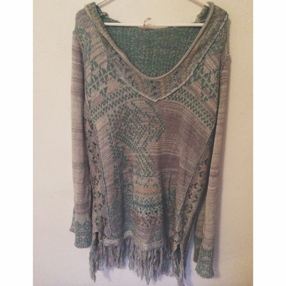Free People Hooded Sweater