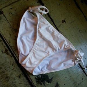 White bikini bottom