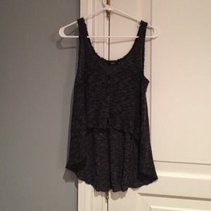 Hi-Low Millau Knit crop top