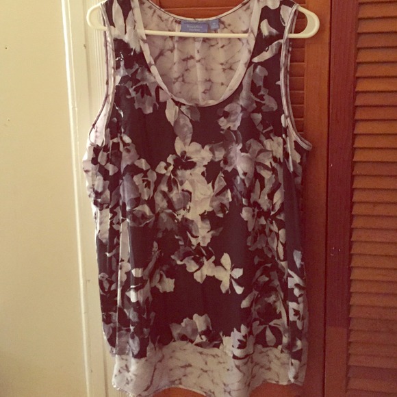 Vera Wang floral blouse - Picture 1 of 2