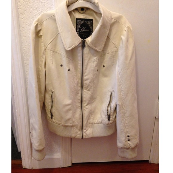 Creme color Guess jacket