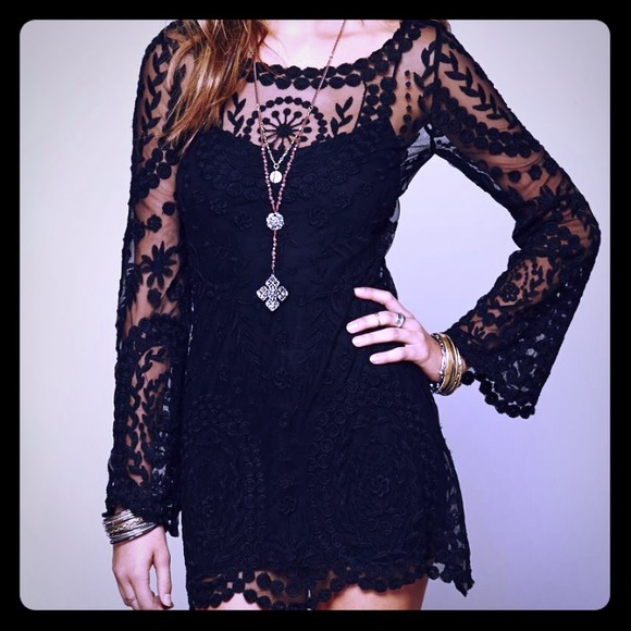 Sheer Lace dress/coverup
