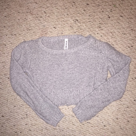Bethany Mota Cropped Knit Sweater
