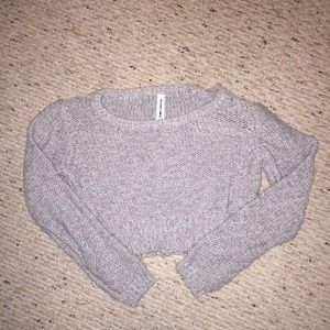 Bethany Mota Cropped Knit Sweater