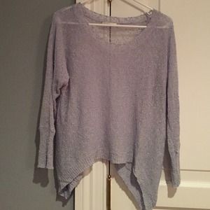 LF periwinkle knit top