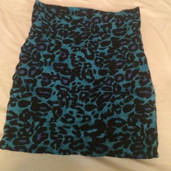 Leopard Pencil Skirt