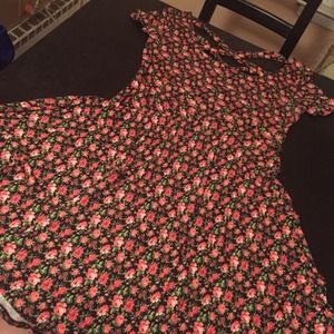 Floral cotton dress