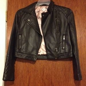 A leather jacket for girl