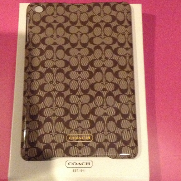Authectic coach mini ipad case