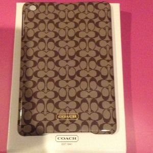 Authectic coach mini ipad case