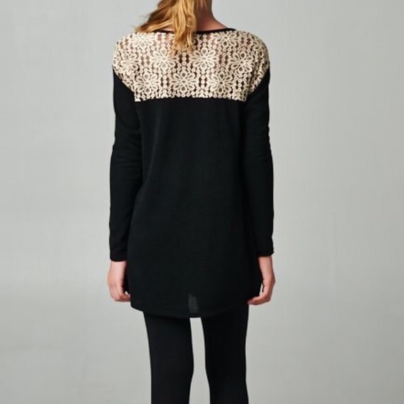 The KATRINA lace tunic top - RUST - Picture 2 of 4