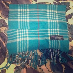 100% Cashmere Scarf in Blue
