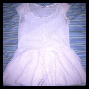 Zara sheer peplum shirt worn once